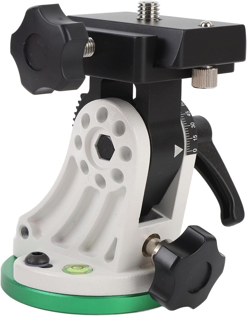 CCYLEZ Store Latitude Adjustment Seat, with 3/8 Inch Thread, Aluminum, Equatorial Wedge Instrument Latitude Base, 90 Degree Adjustment, for Astronomical Observations and Solar Photography - Image 5